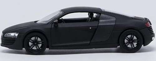 Audi R8 V10 2011 matte-black 1/24 Welly NEW+boxed  #2269 instant wheels