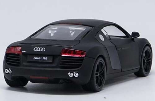 Audi R8 V10 2011 matte-black 1/24 Welly NEW+boxed  #2269 instant wheels