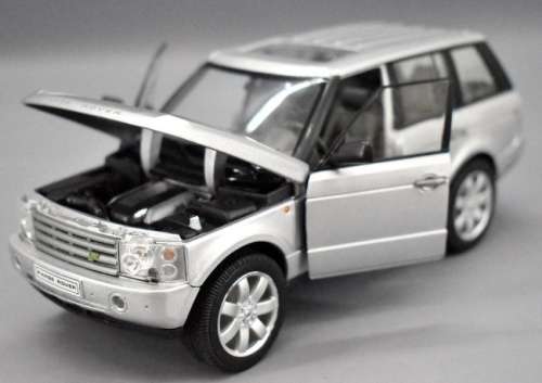 Land Rover Range Rover 2003 silver 1/24 Welly NEW+boxed  #2272 instant wheels