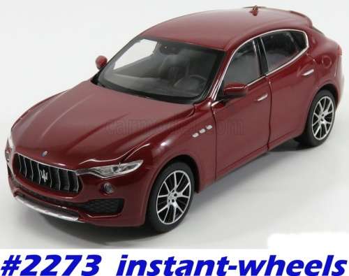 Maserati Levante 2016 dark-red 1/24 Welly NEW+boxed FREE Delivery #2273 instant wheels