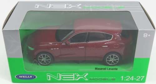 Maserati Levante 2016 dark-red 1/24 Welly NEW+boxed FREE Delivery #2273 instant wheels