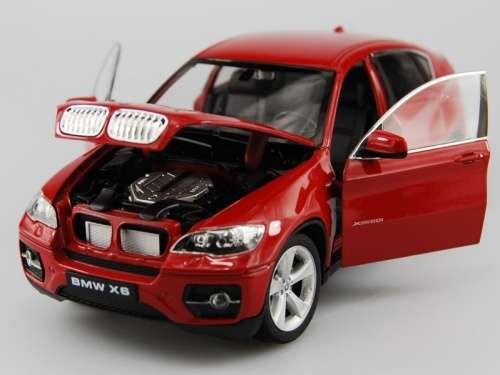 BMW X6 (E71) 2012 red 1/24 Welly NEW+boxed  #2274 instant wheels