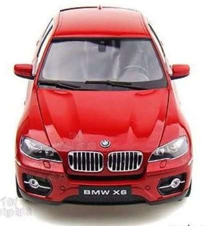BMW X6 (E71) 2012 red 1/24 Welly NEW+boxed  #2274 instant wheels