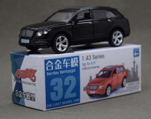 Bentley Bentayga  2016 black 1/43 (1/45) Hommat NEW+boxed  #5485 instant wheels