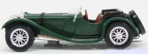 Jaguar SS 100 Roadster 1938 dk.green 1/43 Solido NEWinBlister  #5490 instant wheels