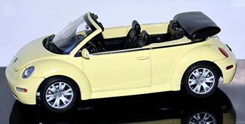 Volkswagen New Beetle Cabrio 2005 cream 1/43 AUTOart NEW+boxed  #5492 instant wheels