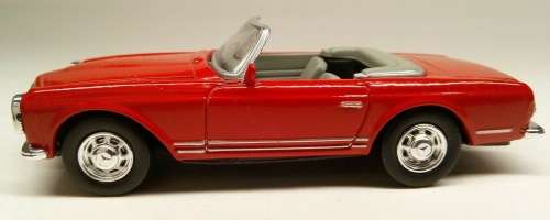 Mercedes-Benz 280SL Cabriolet 1968 red 1/43 NewRay NEW+boxed  #5493 instant wheels