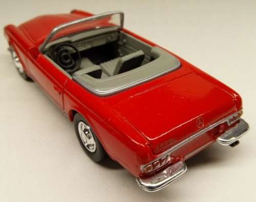 Mercedes-Benz 280SL Cabriolet 1968 red 1/43 NewRay NEW+boxed  #5493 instant wheels