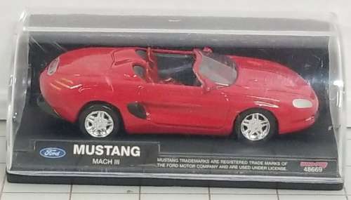 Ford Mustang Mach. III convertible 1998 red 1/43 NewRay NEW+boxed  #5495 instant wheels