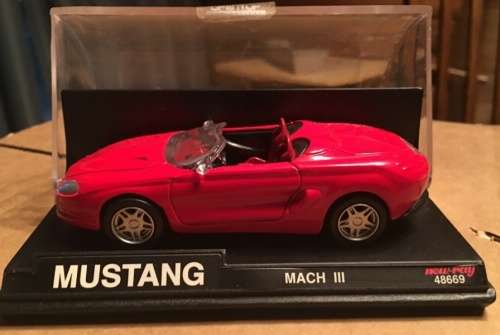 Ford Mustang Mach. III convertible 1998 red 1/43 NewRay NEW+boxed  #5495 instant wheels