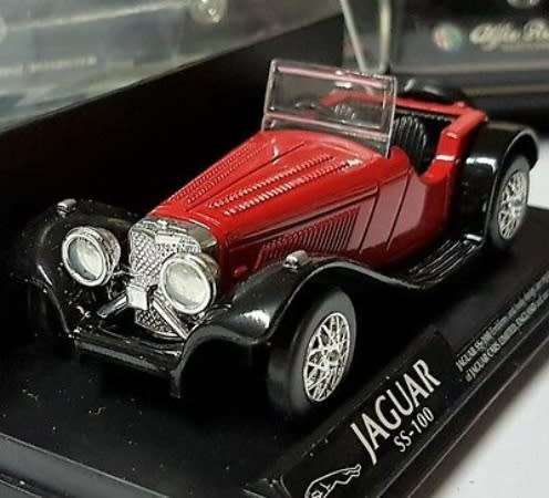 Jaguar SS-100 Roadster 1935 red 1/43 NewRay NEW+boxed  #5498 instant wheels