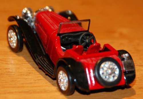 Jaguar SS-100 Roadster 1935 red 1/43 NewRay NEW+boxed  #5498 instant wheels