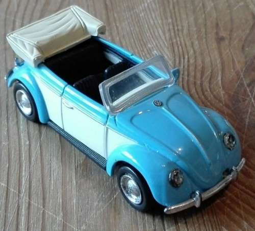 Volkswagen VW1200 Cabriolet 1951 blue/white 1/43 NewRay NEW+boxed  #5500 instant wheels