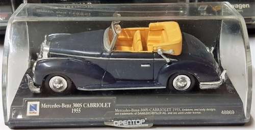 Mercedes-Benz 300 S Cabriolet 1955 dk.blue 1/43 NewRay NEW+boxed  #5501 instant wheels