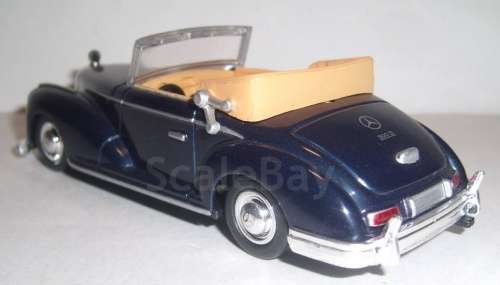 Mercedes-Benz 300 S Cabriolet 1955 dk.blue 1/43 NewRay NEW+boxed  #5501 instant wheels