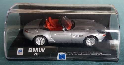 BMW Z8 Cabriolet 2000 silver 1/43 NewRay NEW+boxed  #5502 instant wheels