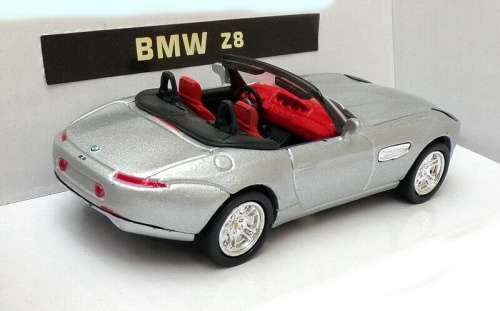 BMW Z8 Cabriolet 2000 silver 1/43 NewRay NEW+boxed  #5502 instant wheels
