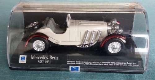 Mercedes-Benz SSKL 1931 white 1/43 NewRay NEW+boxed  #5504 instant wheels