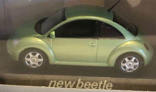 Volkswagen New NEW Beetle 1998 green-met 1/43 Minichamps NEW+boxed  #5506 instant wheels