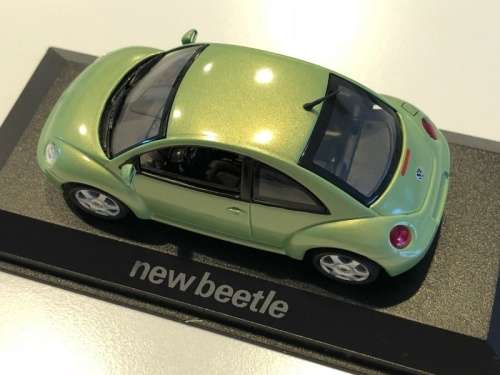 Volkswagen New NEW Beetle 1998 green-met 1/43 Minichamps NEW+boxed  #5506 instant wheels