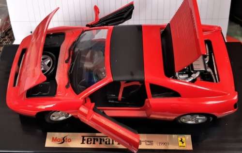 Ferrari 348ts 1989 red 1:18 Maisto NEW+boxed  #8009 instant wheels