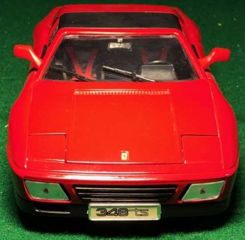 Ferrari 348ts 1989 red 1:18 Maisto NEW+boxed  #8009 instant wheels