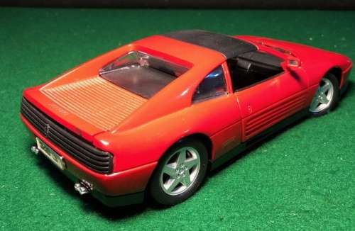 Ferrari 348ts 1989 red 1:18 Maisto NEW+boxed  #8009 instant wheels
