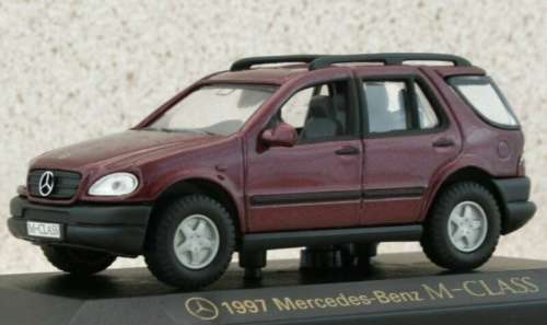 Mercedes-Benz M-Class 1997 dk.red-met 1:43 RoadLegends NEW+boxed  #5509 instant wheels