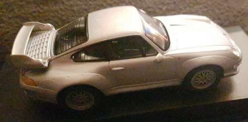 Porsche 911 GT2 2009 silver 1:43 Schuco NEW+boxed  #5511 instant wheels