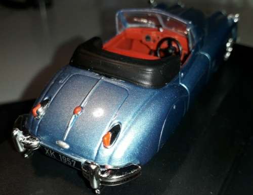 Jaguar XK140 Roadster 1957 blue-met 1:43 Atlas NEW+boxed  #5515 instant wheels