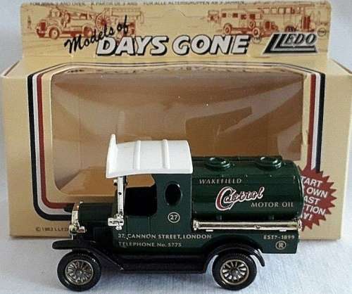 Ford Castrol Tanker Truck 1920 green 1:43 Lledo NEW+boxed  #5516 instant wheels