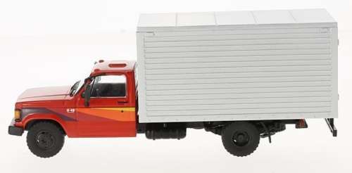 Chevrolet D-40 Box Truck 1985 red cab 1/43 WhiteBox NEW+boxed  #5902 instant wheels