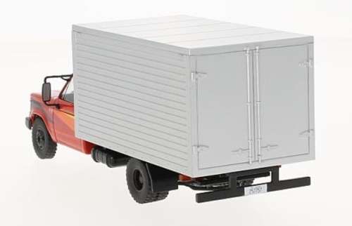 Chevrolet D-40 Box Truck 1985 red cab 1/43 WhiteBox NEW+boxed  #5902 instant wheels