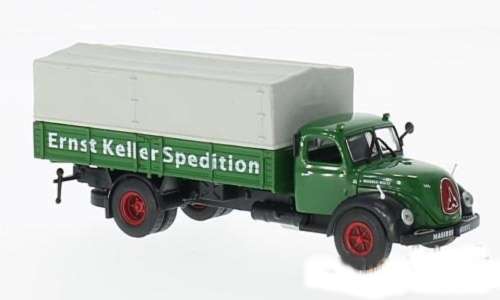 Magirus Deutz Mercur Truck 1952 green 1/72 IXO/Atlas NEW+boxed  #7201 instant wheels