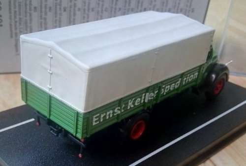 Magirus Deutz Mercur Truck 1952 green 1/72 IXO/Atlas NEW+boxed  #7201 instant wheels