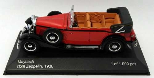 Maybach DS 8 Zeppelin 1930 red 1/43 Whitebox NEW+boxed  #5106 instant wheels