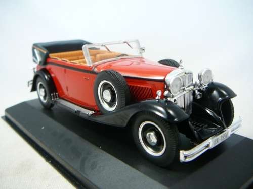Maybach DS 8 Zeppelin 1930 red 1/43 Whitebox NEW+boxed  #5106 instant wheels