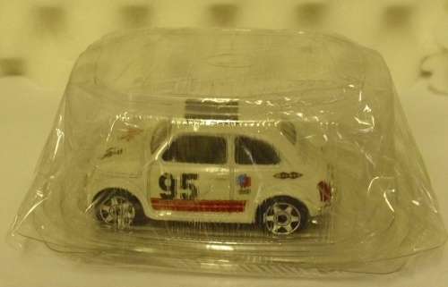 Fiat 500 #95 callenge 1957 white 1/43 Bburago NEW+reblistered  #5647 instant wheels