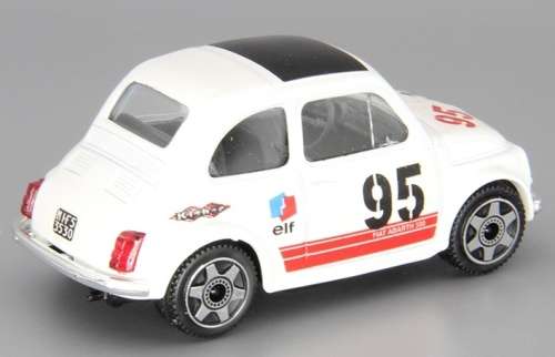 Fiat 500 #95 callenge 1957 white 1/43 Bburago NEW+reblistered  #5647 instant wheels
