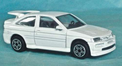 Ford Escort RS Cosworth 1992 white 1/43 Bburago NEW+reblistered  #5657 instant wheels