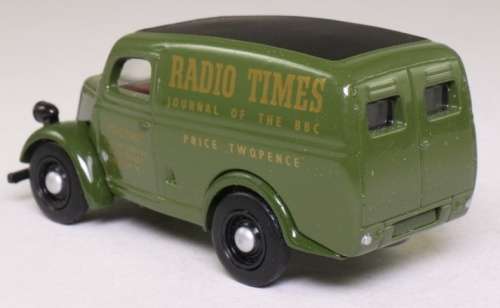 Ford E83W Van 1950 green Radio Times 1/43 Dinky NEW+reblistered  #5660 instant wheels