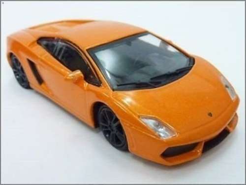 Lamborghini Gallardo 2008 orange-met 1/43 Bburago NEW+reblistered  #5674 instant wheels