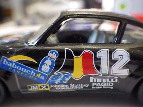 Porsche 911 Carrera 4RS #12 1975 black 1/43 Bburago NEW+reblistered  #5676 instant wheels