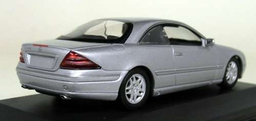 Mercedes-Benz CL Coupe C215 1999 silver 1/43 Welly NEW+reblistered  #5677 instant wheels