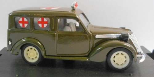 FIAT 1100E Ambulanza 1947 green 1/43 Brumm NEW+reblistered  #5678 instant wheels