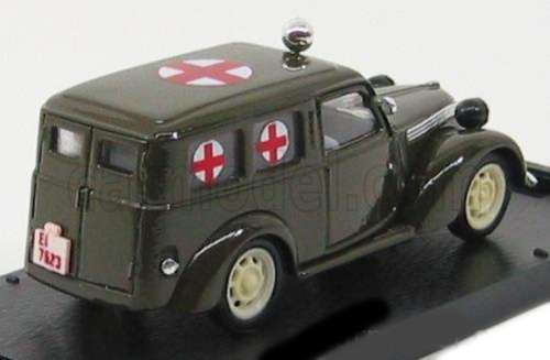 FIAT 1100E Ambulanza 1947 green 1/43 Brumm NEW+reblistered  #5678 instant wheels