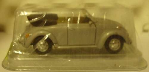 Volkswagen Beetle Cabrio 1969 silver 1/43 H`well NEW+reblistered  #5686 instant wheels