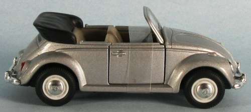 Volkswagen Beetle Cabrio 1969 silver 1/43 H`well NEW+reblistered  #5686 instant wheels