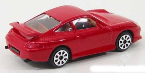 Porsche 911 Carrera RS (993) 1994 red 1/43 Burago NEW+reblistered  #5688 instant wheels
