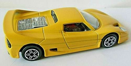 Ferrari F50 1996 yellow 1/43 Bburago NEW+reblistered  #5700 instant wheels